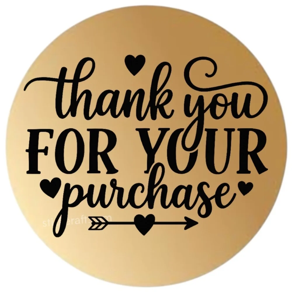 Thank You for Your Purchase Stickers – 2